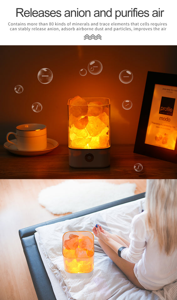 USB Himalayan Salt Led Lamp