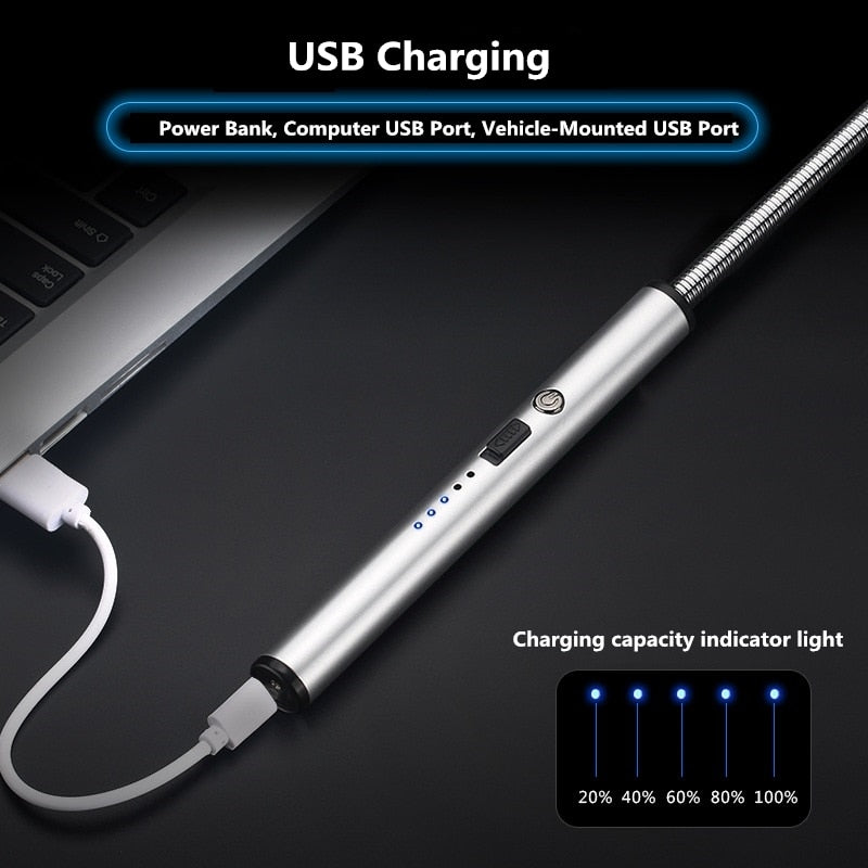 USB Long Neck Electric Lighter