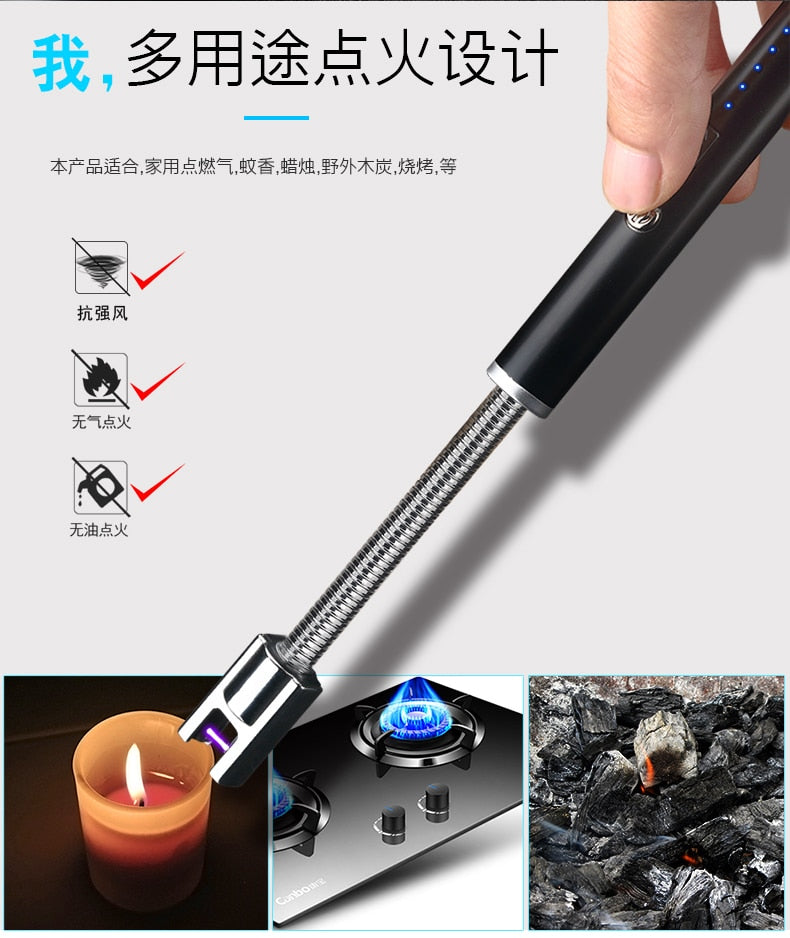 USB Long Neck Electric Lighter