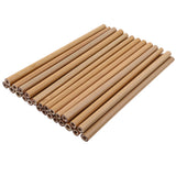 25 REUSABLE BAMBOO STRAWS